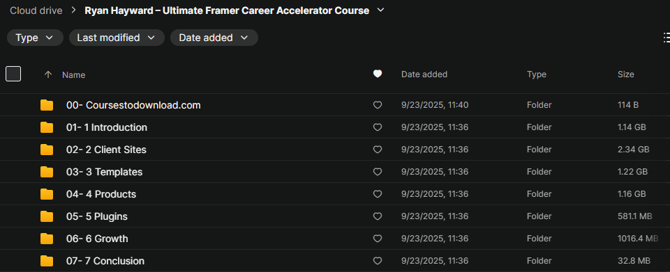 Ryan Hayward – Ultimate Framer Career Accelerator Course