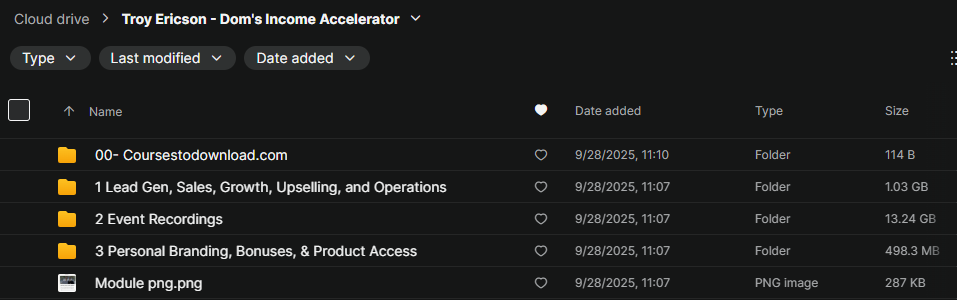 Troy Ericson - Dom's Income Accelerator