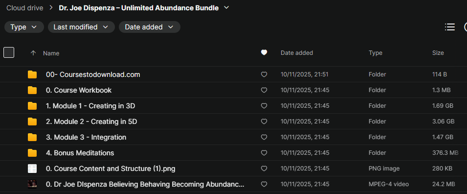 Dr. Joe Dispenza – Unlimited Abundance Bundle